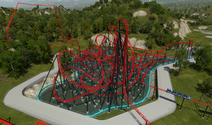 Five HoP V Revolution by CoasterLantic NoLimits Central