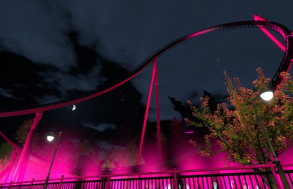 Arch Enemy - B&M Dive Coaster - NIGHT POV By BEAMER3K - NoLimits Central