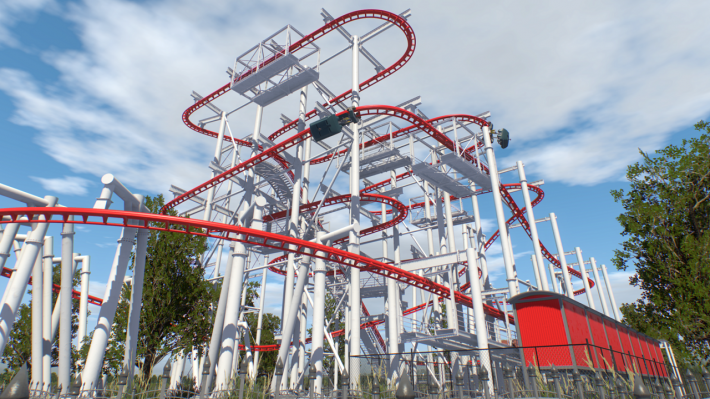Suspended Wild Mouse Concept
