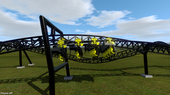 Custom supports Infinity Coaster